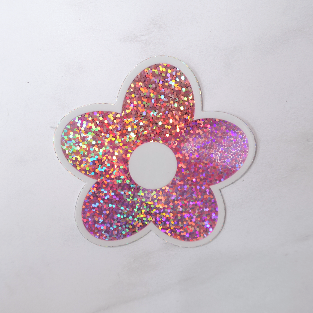 Pink flower Die Cut