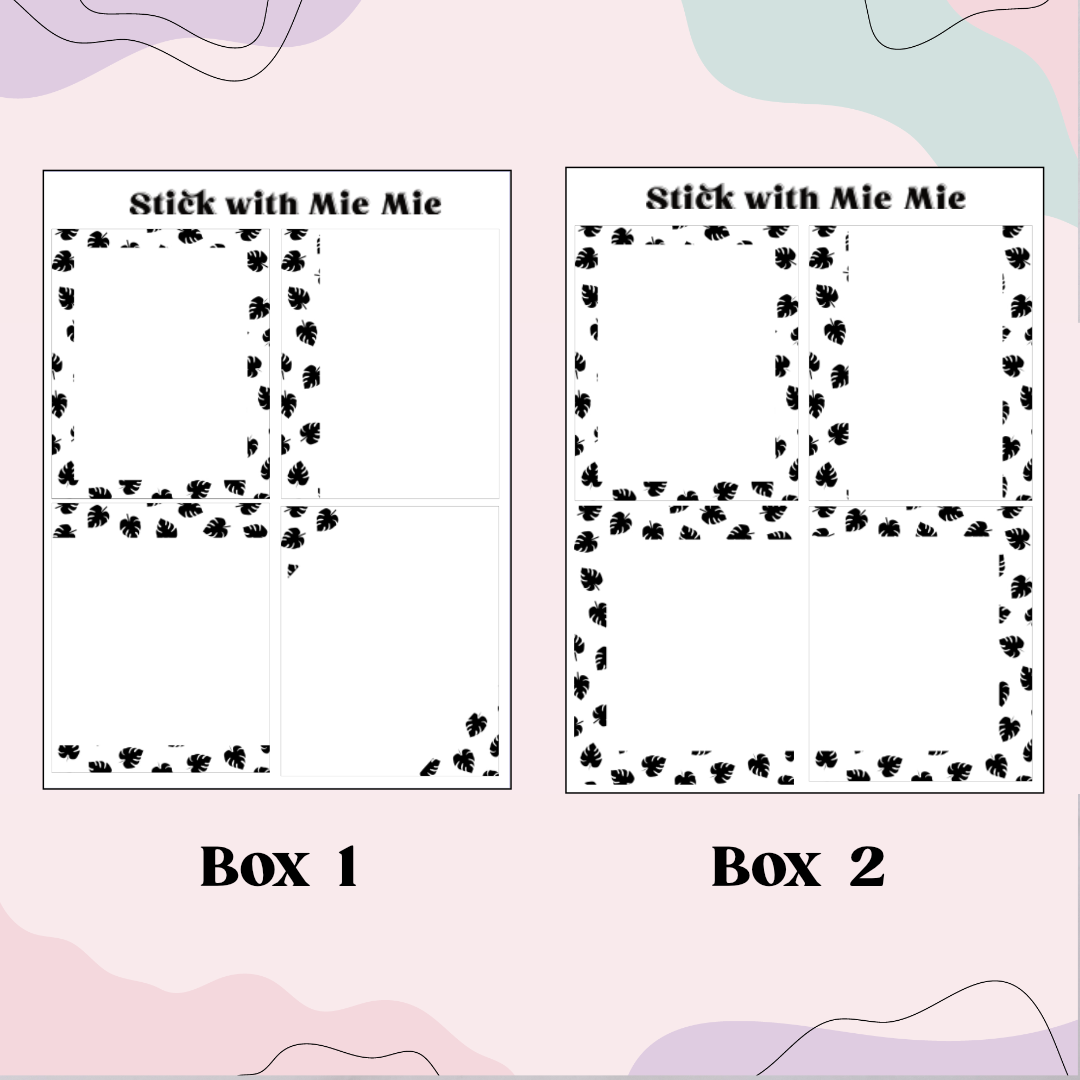 Palm leaf Full Box Overlay