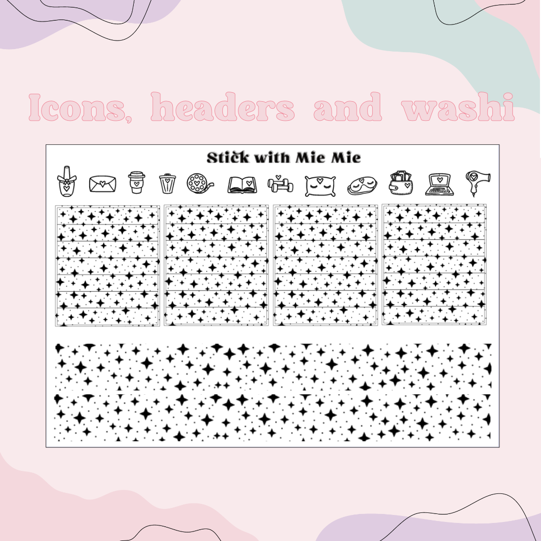 Sparkle star Foil Bundle