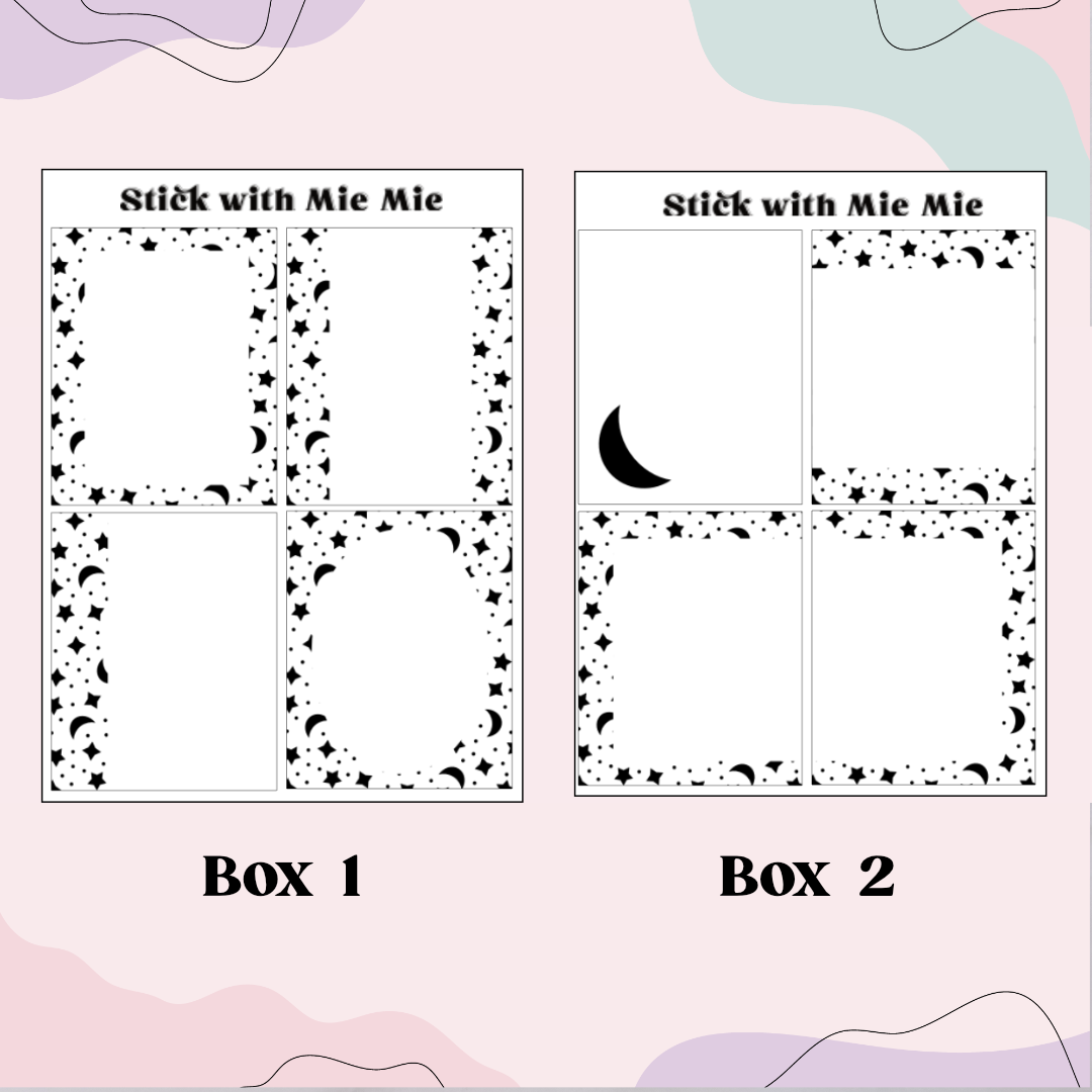 Star and moon Full Box Overlay