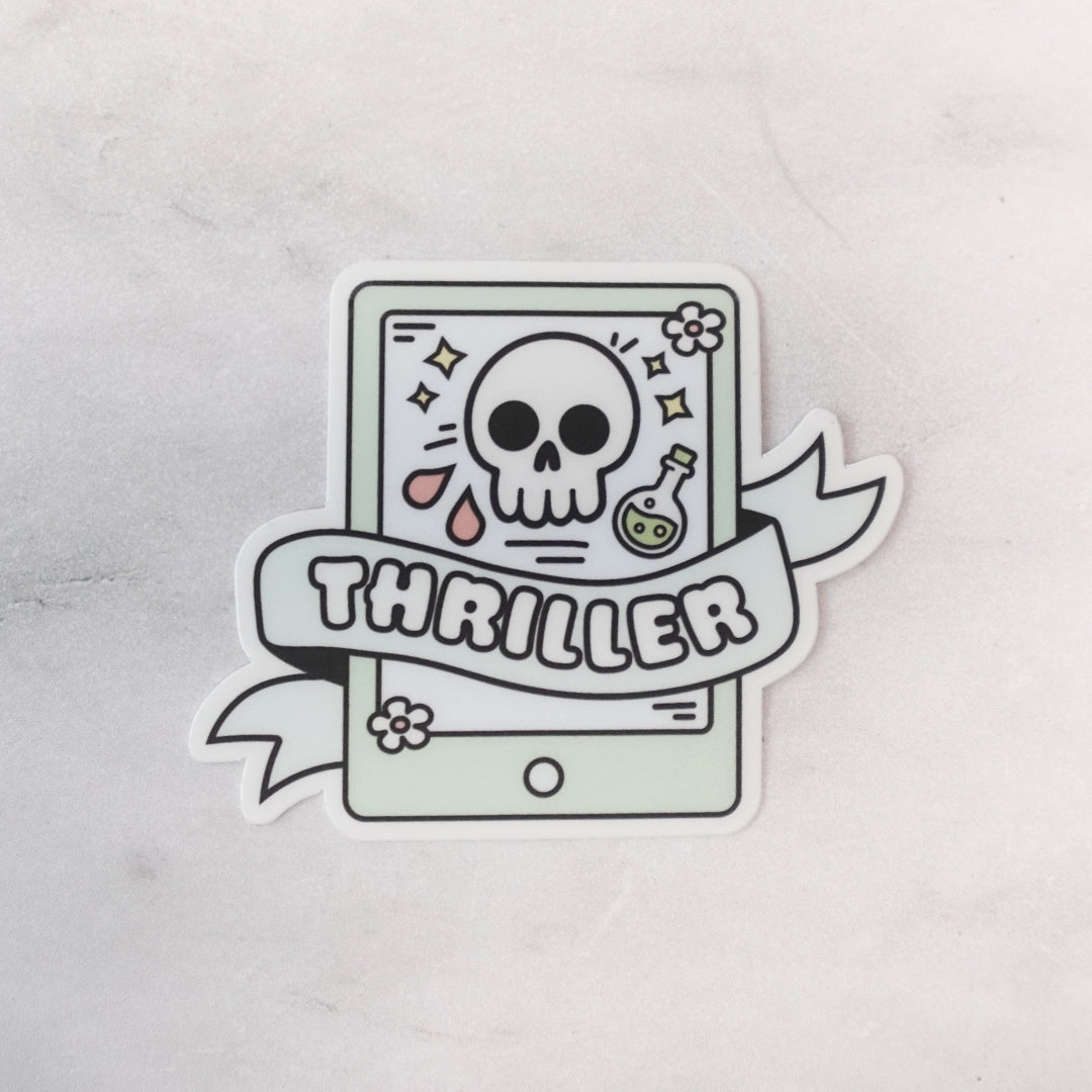 Thriller Ebook reader Die-cut