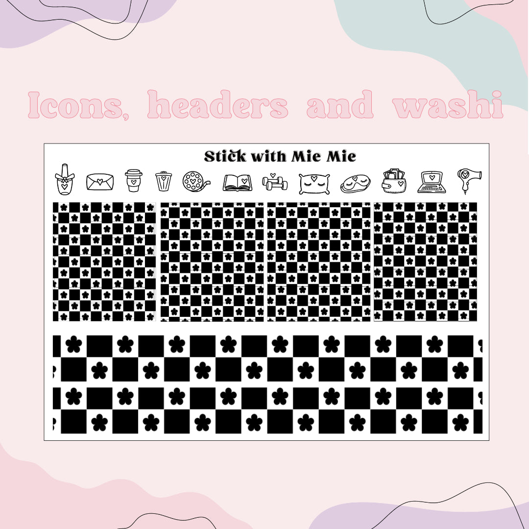 Chequered Flower Bundle