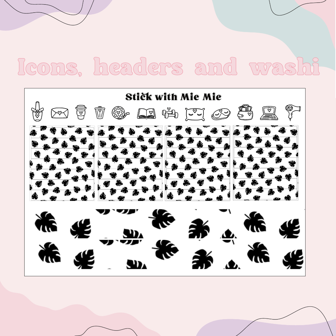 Palm leaf Foil Bundle