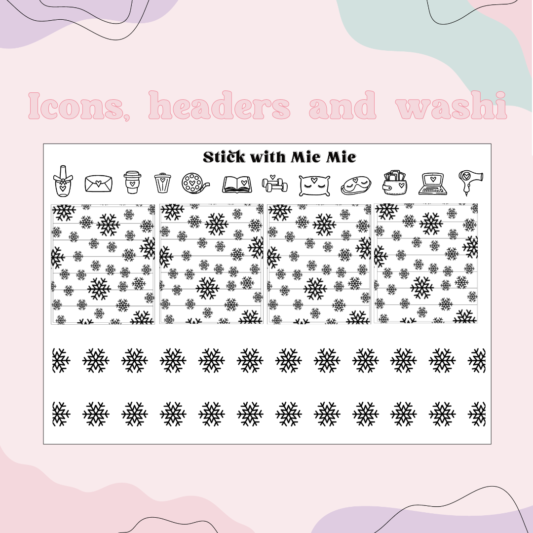 Snowflake Foil bundle