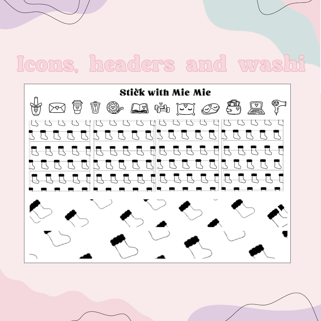 Christmas stocking Foil Bundle