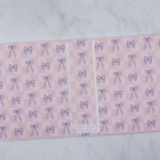 Bow  4 x 6 sticker album