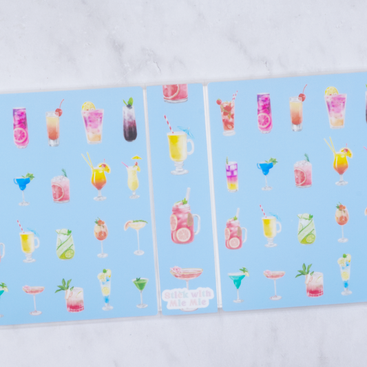 cocktail  4 x 6 sticker album