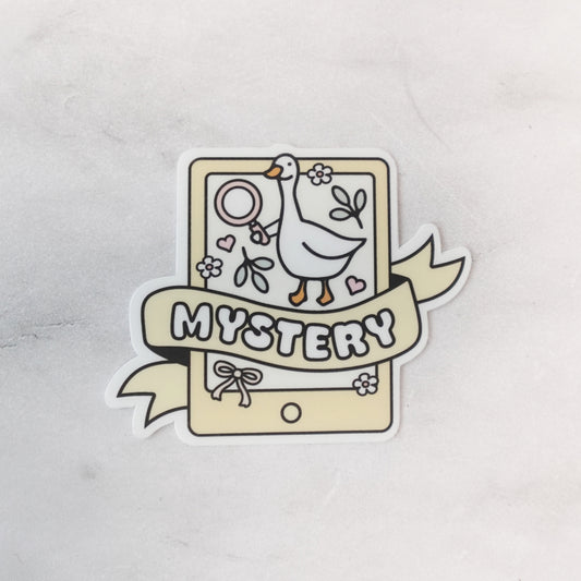 Mystery Ebook reader Die-cut