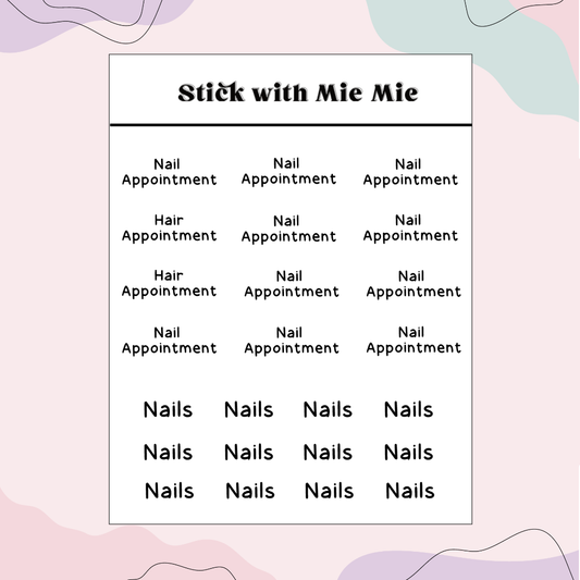 Nail appointment script