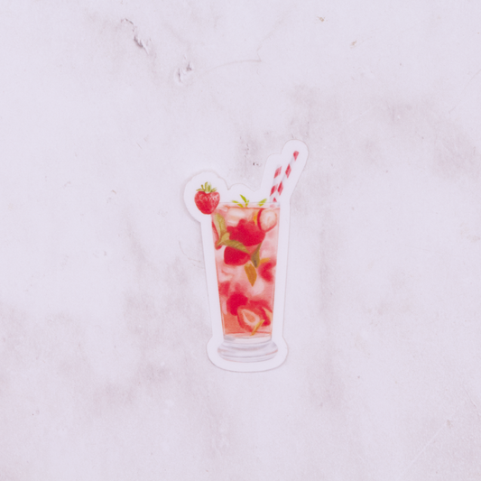 Red cocktail Die-cut