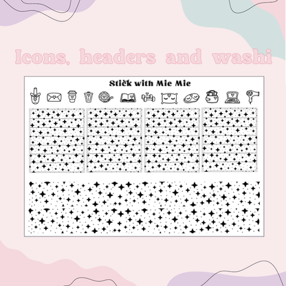 Sparkle star Foil Bundle