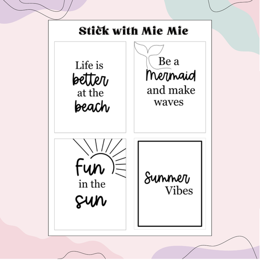 Summer quote box