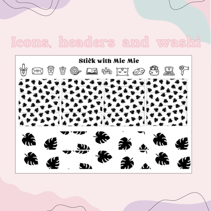 Palm leaf Foil Bundle
