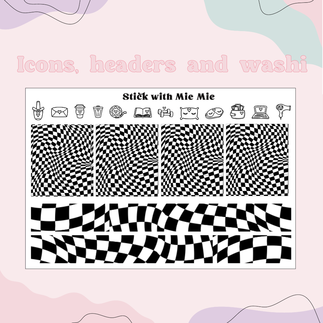 Wavy Chequered Foil Bundle